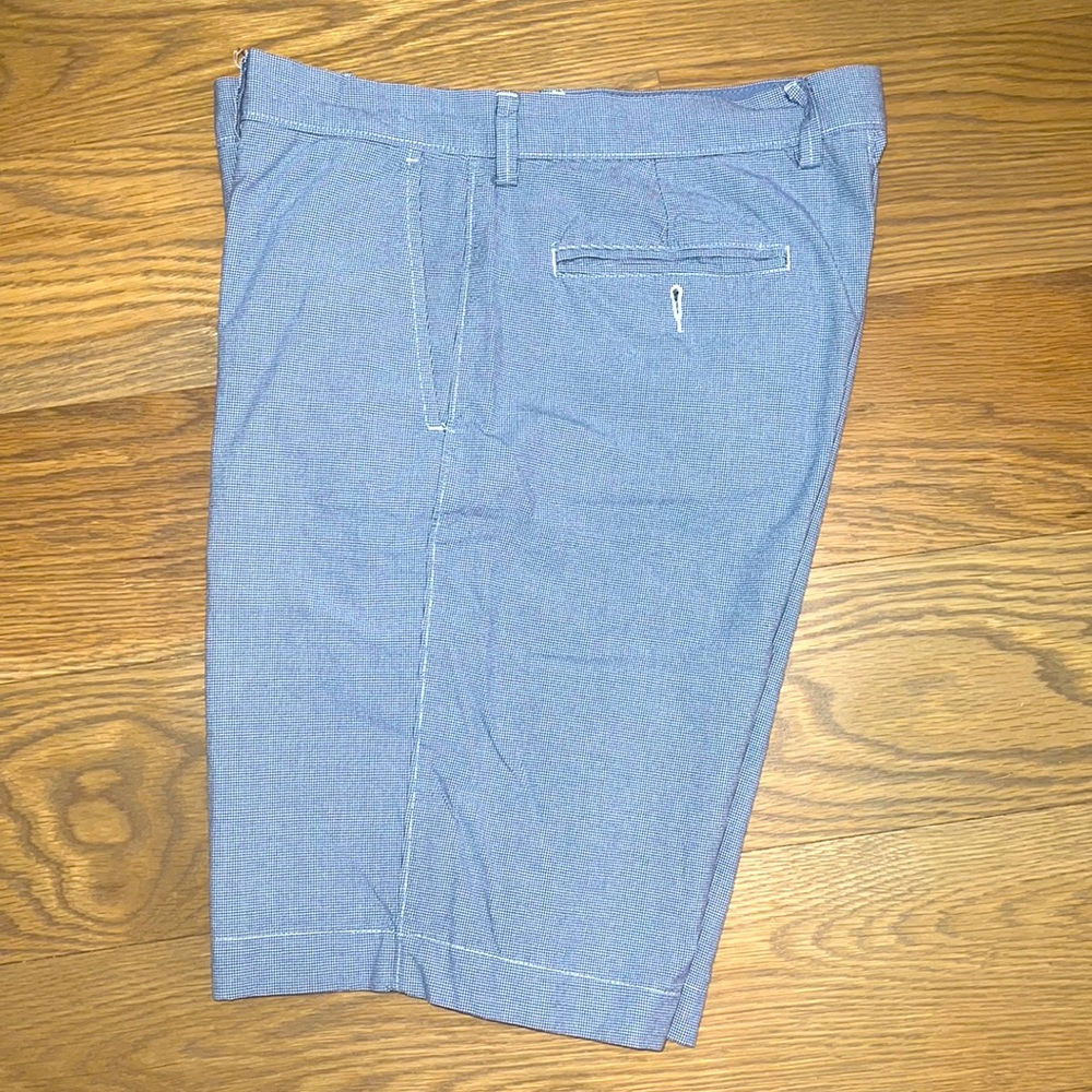 JCrew Mens Shorts Blue Microcheck - Size 33”